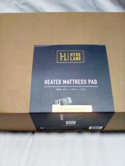 Hyde Lane Heated Mattress Pad Twin Size 39"x75"