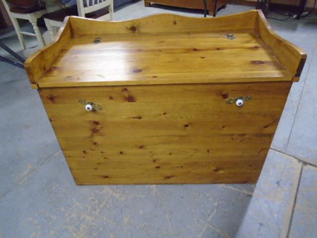 Beautiful Antique Cedar Lined Chest