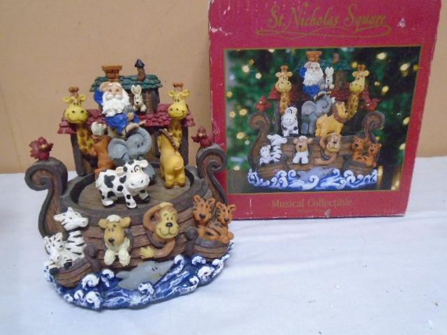 St. Nicholas Square Noah's Ark Music Box