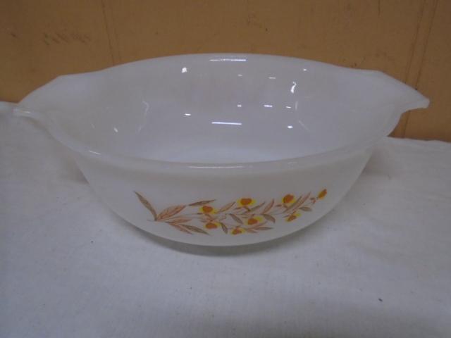 Vintage Glassbake 11in Mixing Bowl