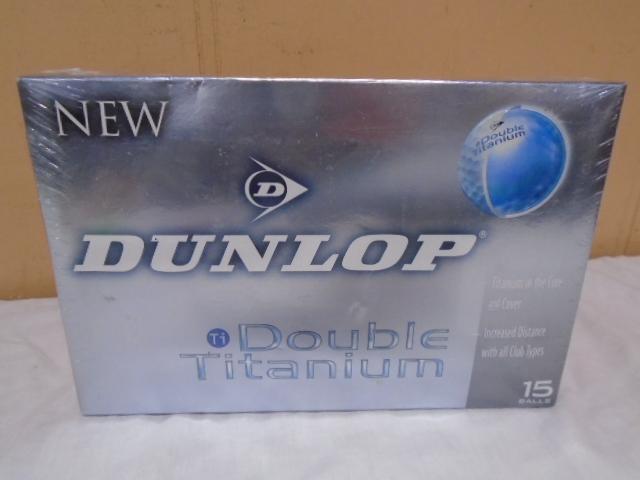 15 Ball Box of Dunlop Double Titanium Golf Balls