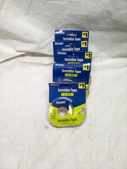 Qty. 5 Rolls OfficeHub Invisible Tape 3/4" x 1000" per roll