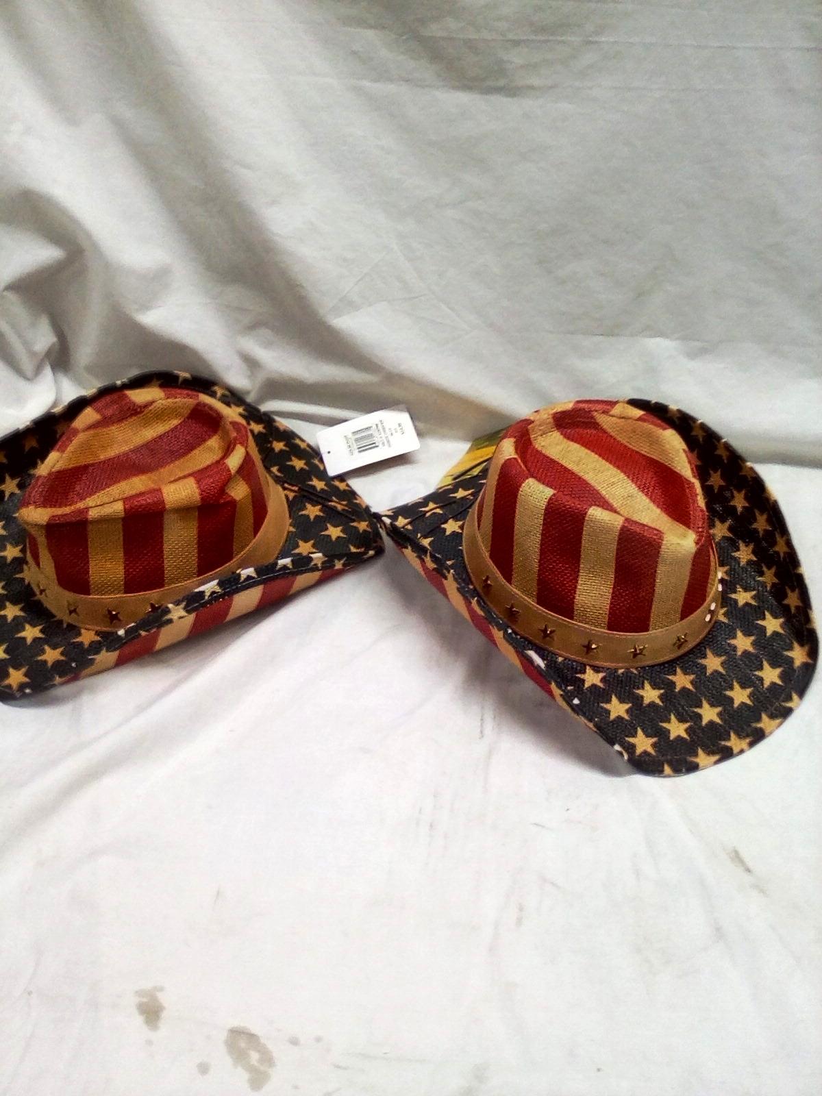 GoldCoast Sunwear Stars and Stripes Hats Qty. 2