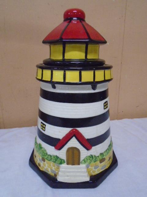 Lighthouse Cookie Jar