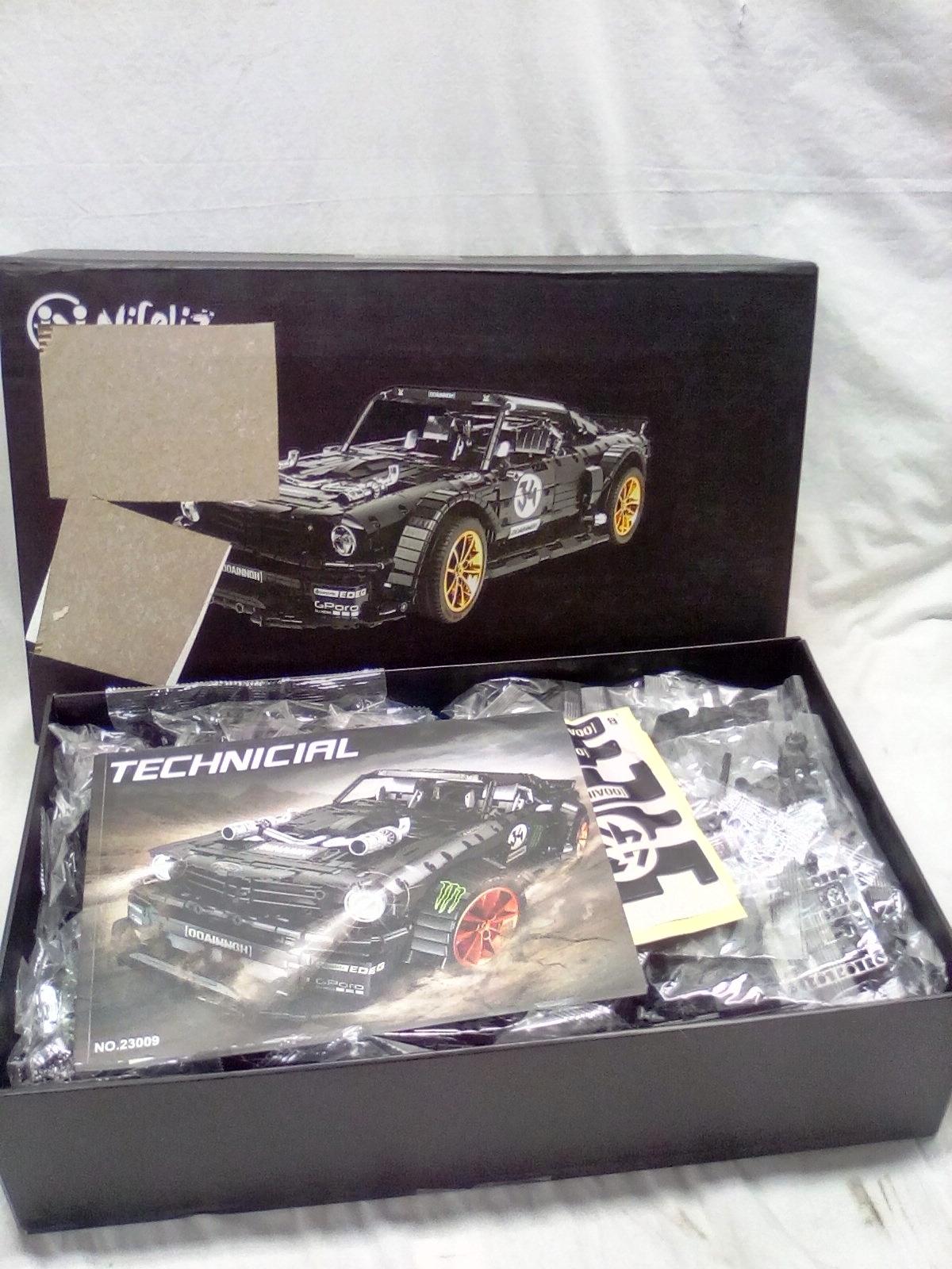 Nifeliz Black Sports Car MH34 MOC Building Blocks and Engineering MSRP $187.99