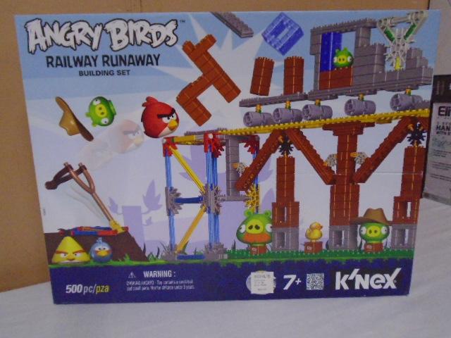 K'nex Angry Birds 500pc Railway Runaway Building Set