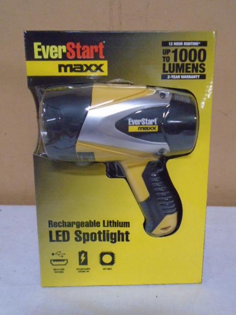 Everstart Maxx Rechargable Lithium LED Spotlight