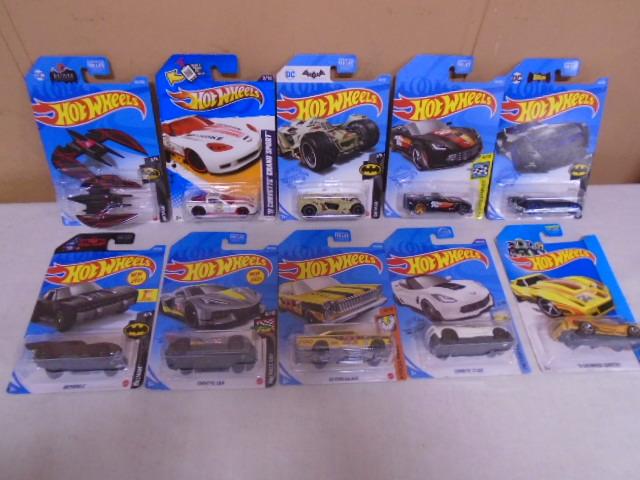 10 Pc. Group of Hotwheels