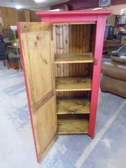 Painted Solid Wood Pantry Cabinet