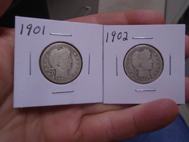1901 & 1902 Barber Quarters
