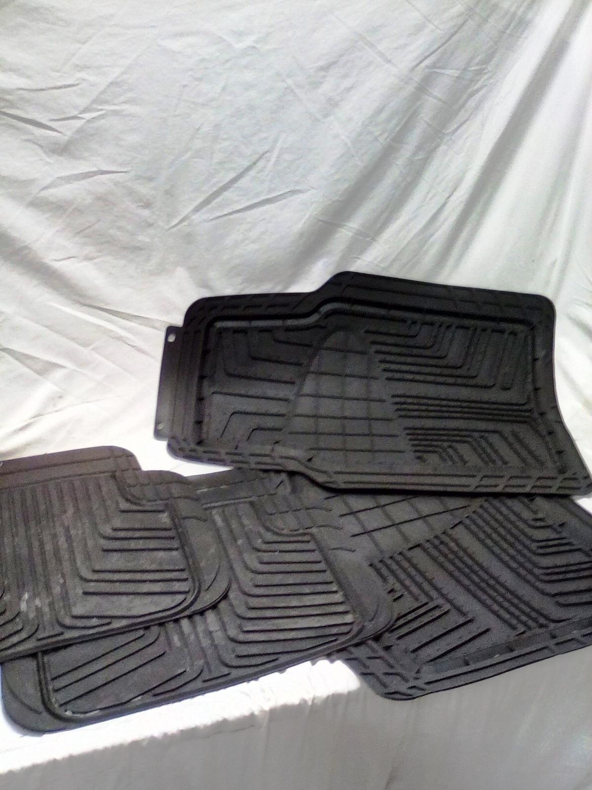 4 piece Rubber Car Floor Mat Set