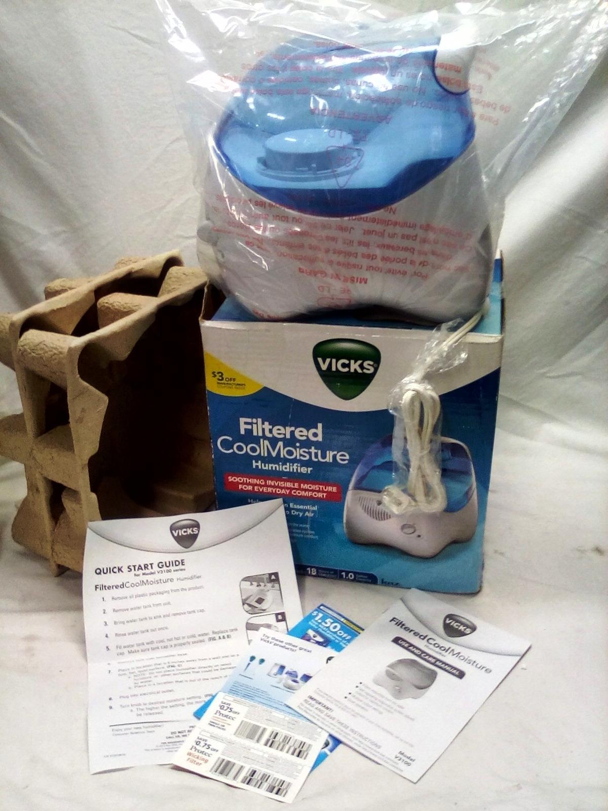 Brand New Vicks Filtered Cool Moisture Humidifier