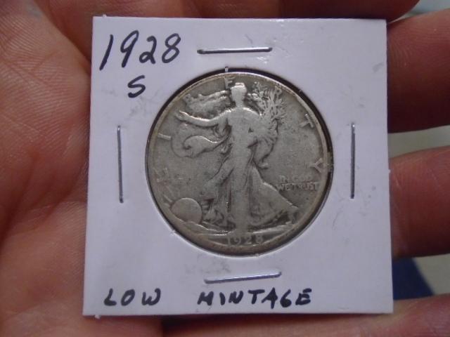 1928 S-Mint Walking Liberty Half Dollar