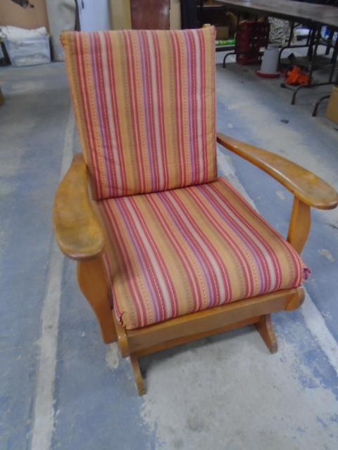 Vintage Wooden Platform Rocker