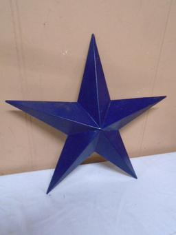 Blue Metal Art Star