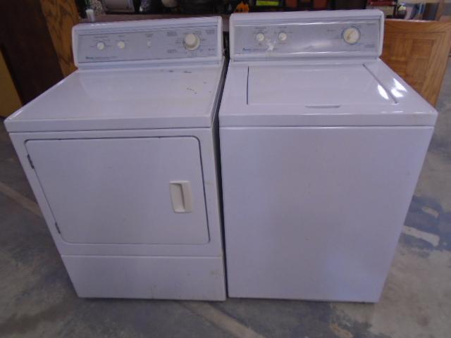 Amana Commericial Quality Heavy Duty Washer & Matching Electric Dryer