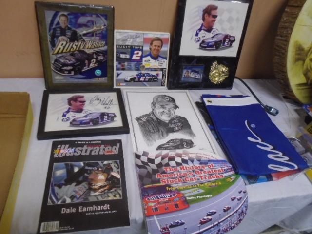 Large Group of Rusty Wallace & Mascar Collectibles