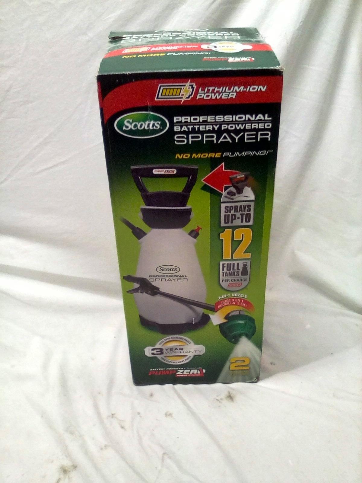 Scott's Professional Lithium Battery Powered 2 Gallon Sprayer