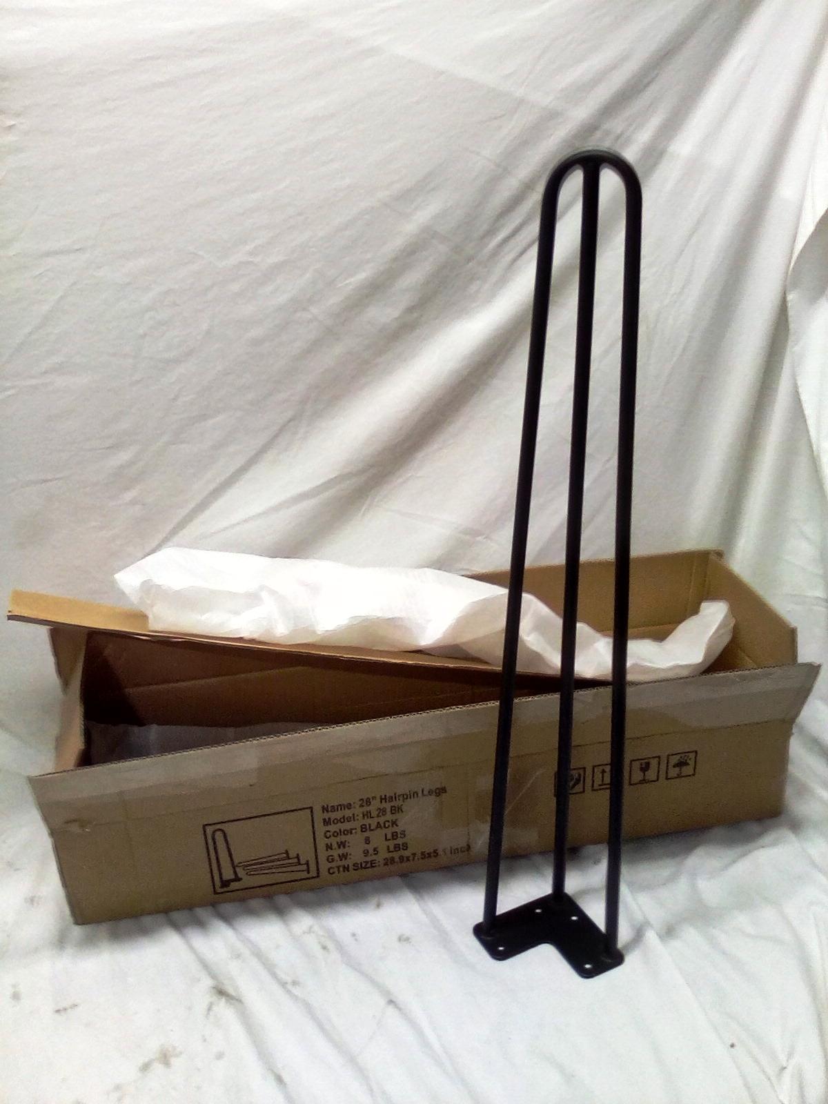 Box of Four Metal 28" Tall Hairpin Legs