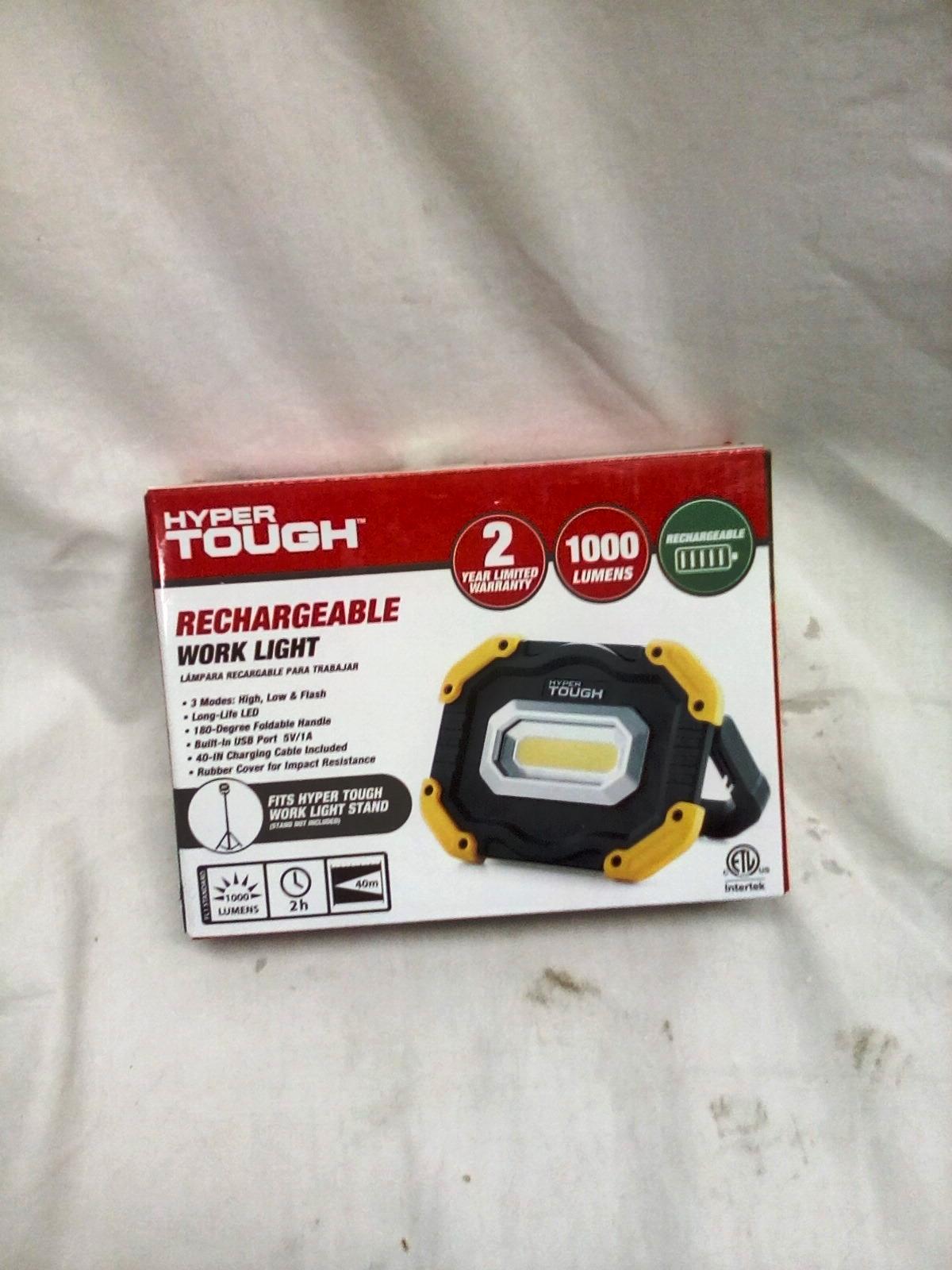 Hyper Tough Rechargeable Work Light 1000 Lumens