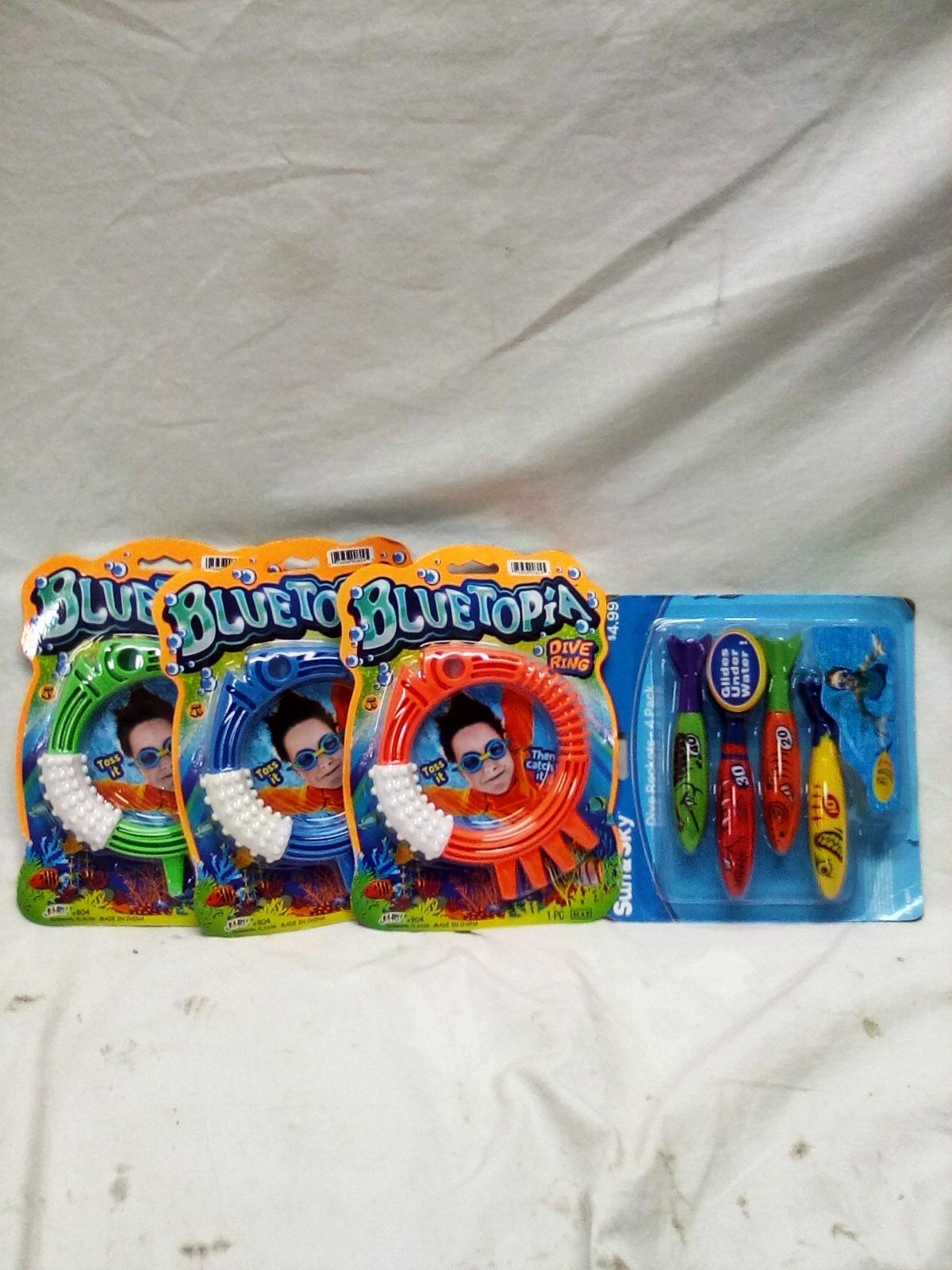 Qty. 4 Packs of Pool Dive Toys