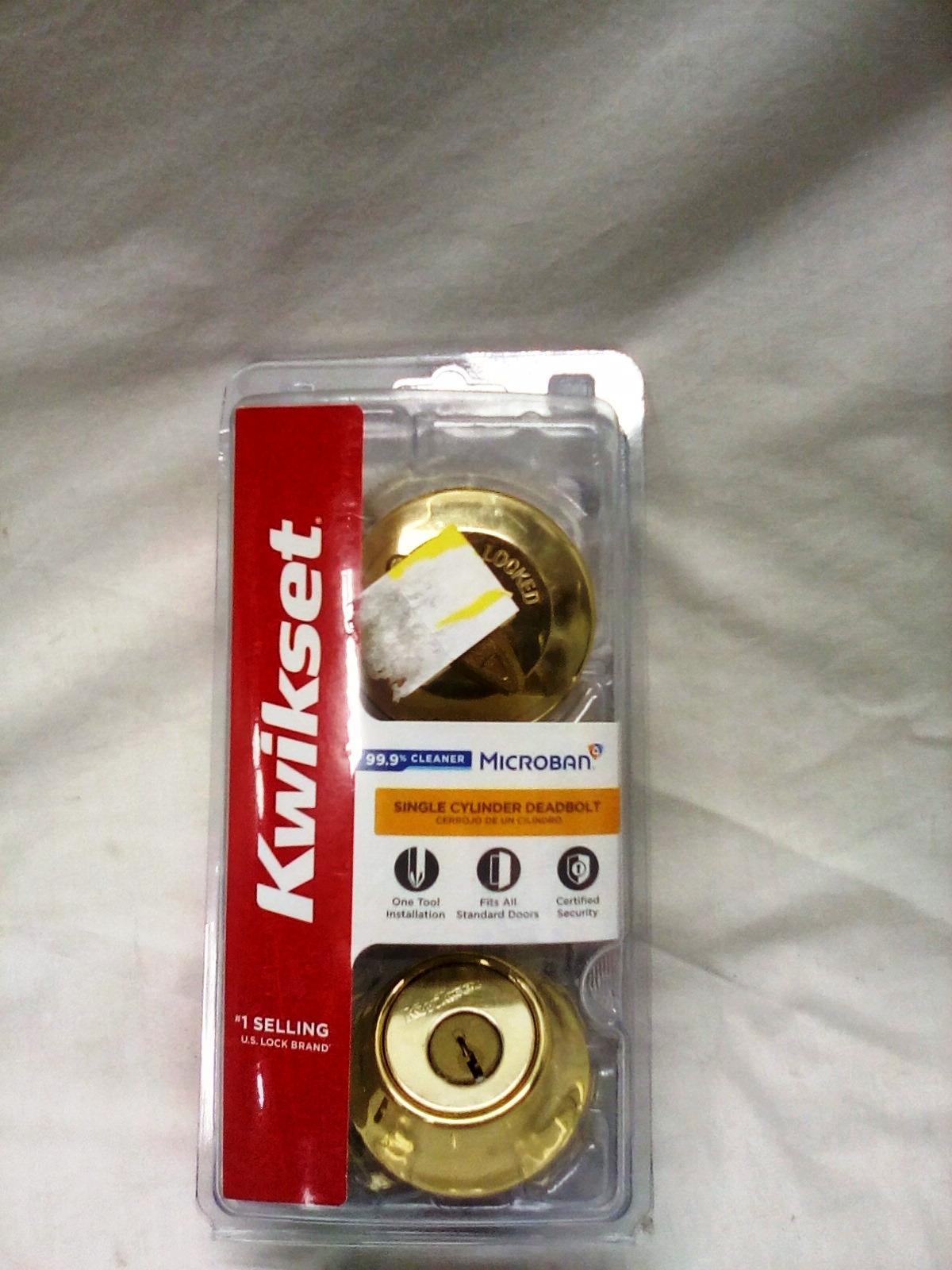 KwikSet Microban Deadbolt set