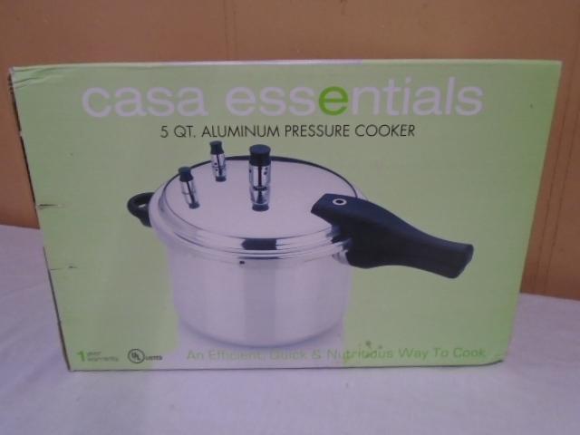 Casa Essentials 5qt Aluminum Pressure Cooker