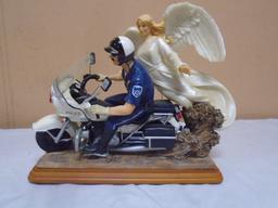 Vanmark Blue Hats of Bravery "Divine Guidance" Policeman Figurine