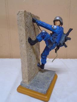 Vanmark Blue Hats of Bravery "Assault" Policeman Figurine