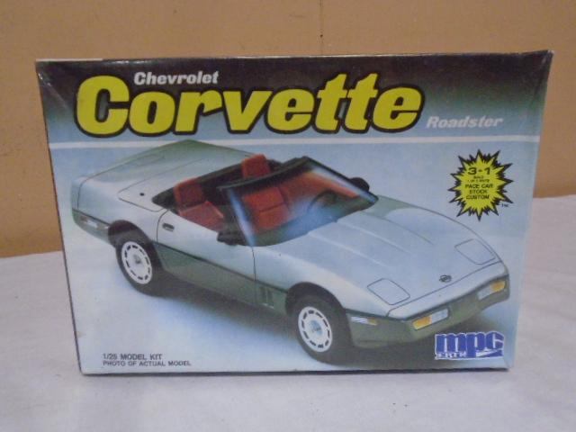 Ertl MPC 1/25 Scale Corvette Roadster Model Kit