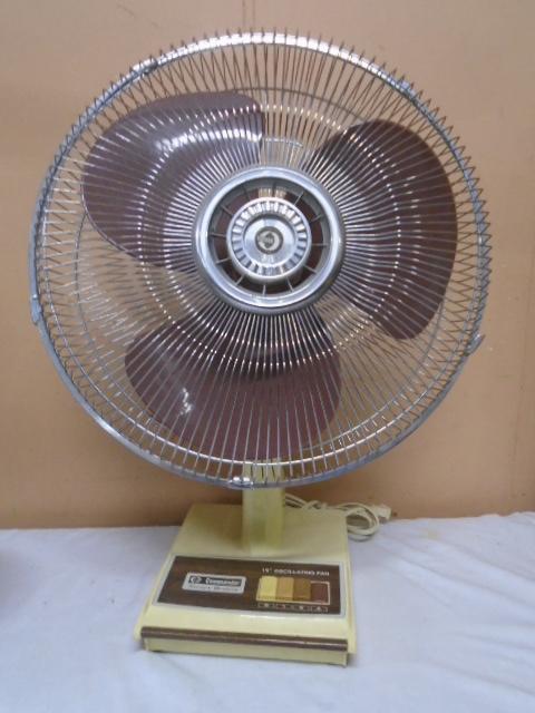 Comander 16 Inch 3 Speed Oscilating Table Fan