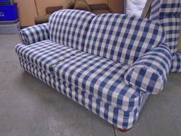 Beautiful Plaid Broyhill Sofa