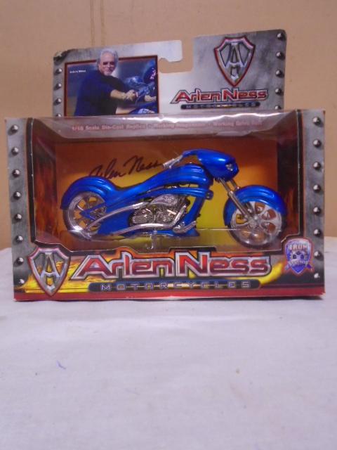 Arlen Ness 1:18 Scale Die Cast Motorcycle