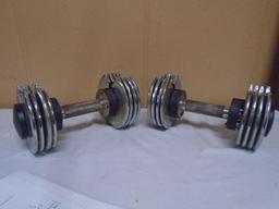 (2)25lb Dumbells