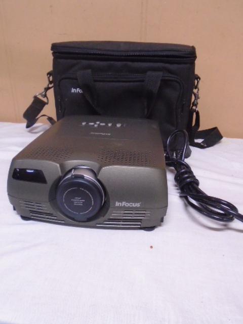 Infocus Model LP280 LCD Projector w/ Carry Case