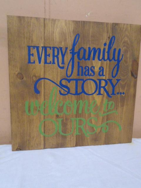 Wooden "Family" Wall Art