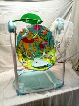 Winnie the Pooh Child's Swing with bug net included