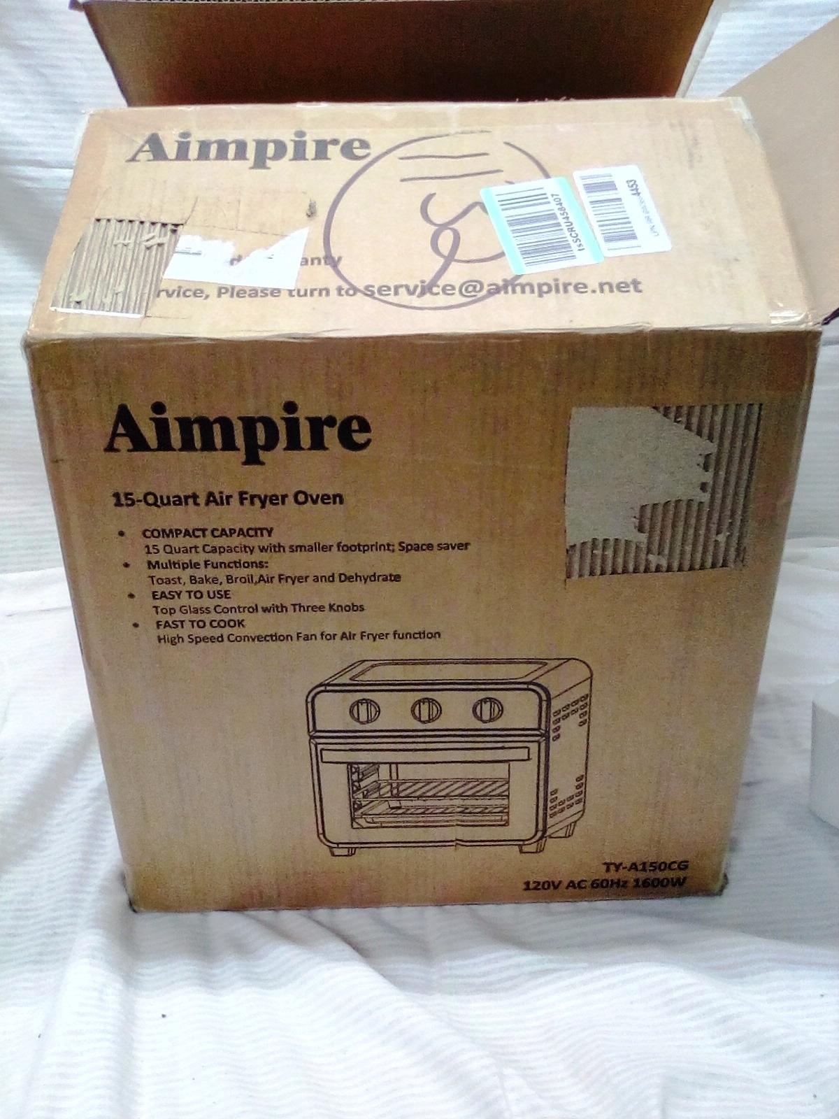 Aimpire 15 Qt. Air Fryer with double glass door