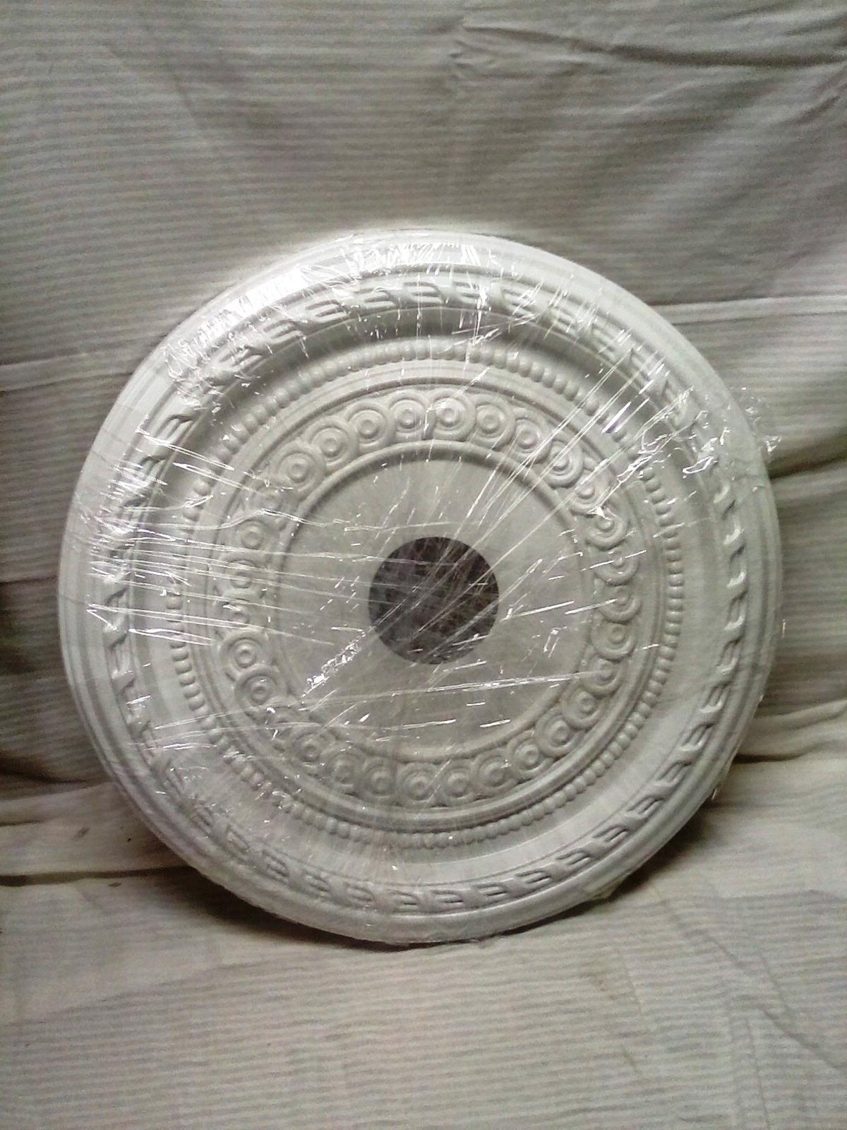 19" Diameter Composite Ceiling Medallion with 3.5" center hole