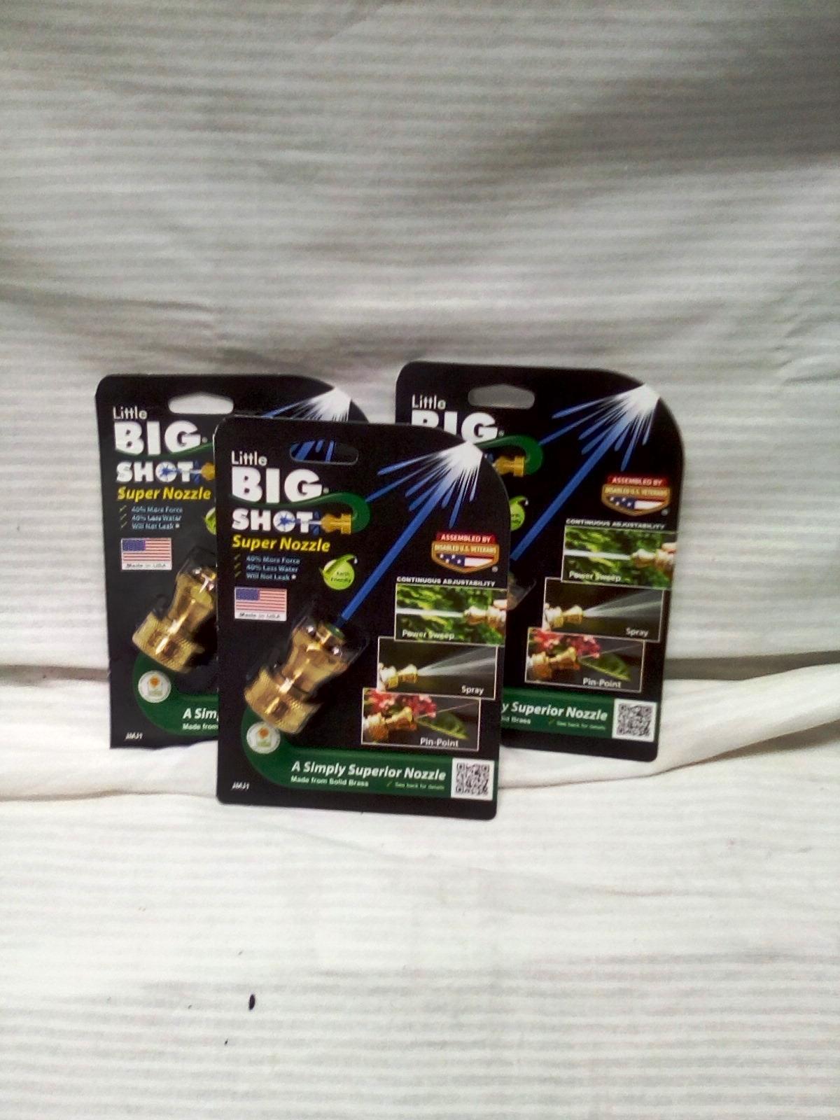 Qty. 3 Little Big Shot Super Hose Nozzles New In Pakcages