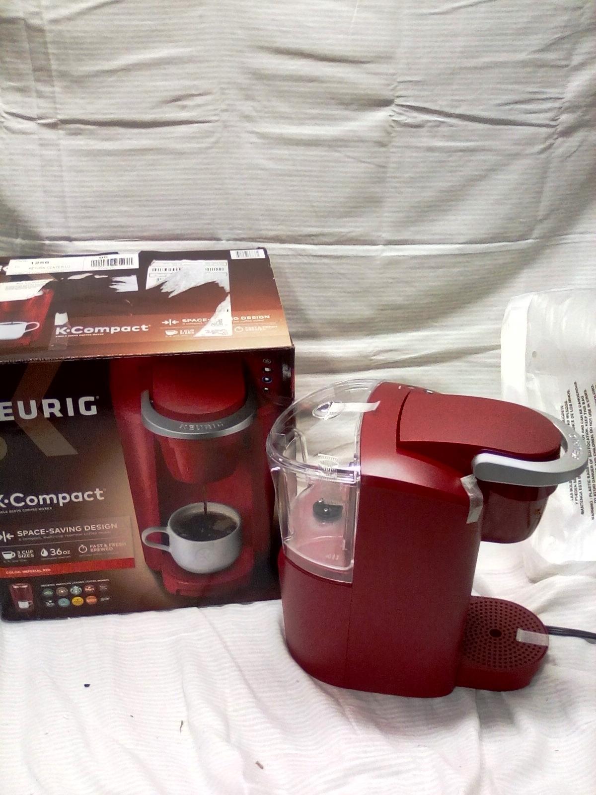 Keurig K Compact Red Color Space Saver Design