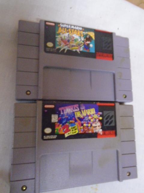 Group of 11 Super Nintendo Game Cartridges