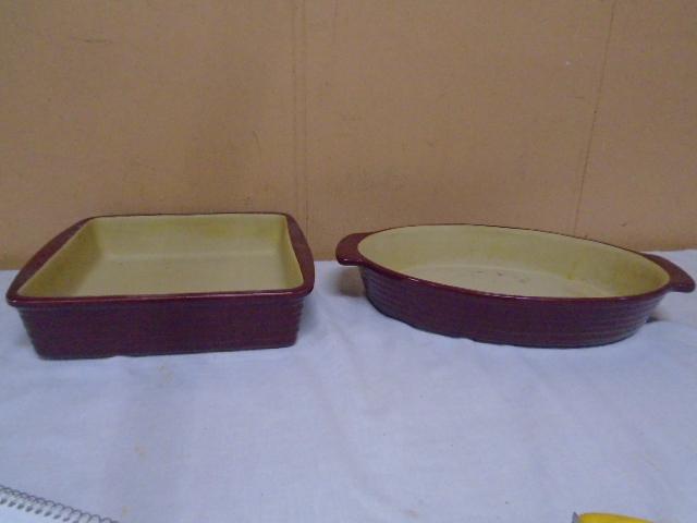 Pampered Chef New Traditions 2pc Bakeware