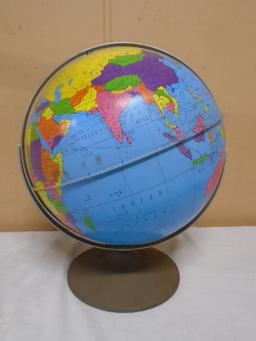 Vintage Metal Globe