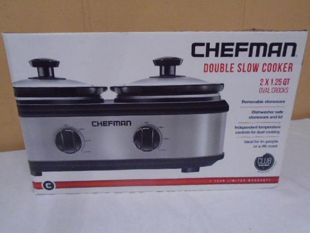 Chefman Double Slow Cooker