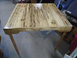 Beautiful Solid Wood Folding Card Table