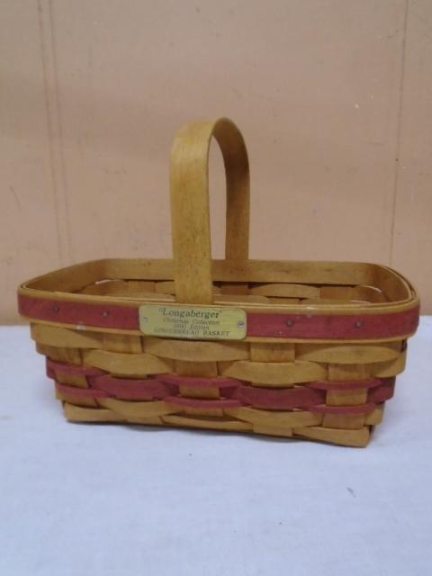 1990 Longaberger Gingerbread Basket