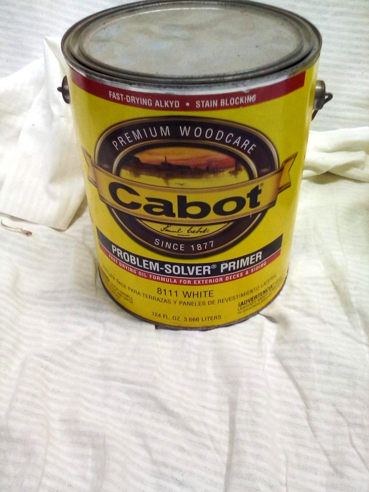 Cabot Premium Wood Care 1 Gallon Problem Solver Primer 8111 White