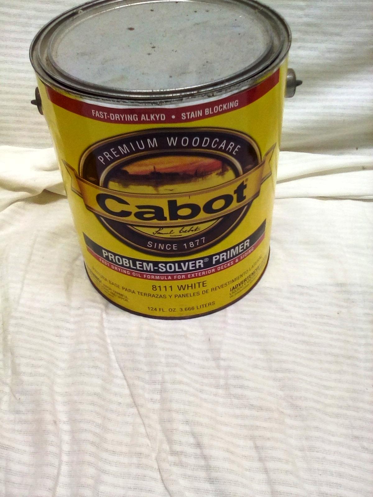 Cabot Premium Wood Care 1 Gallon Problem Solver Primer 8111 White