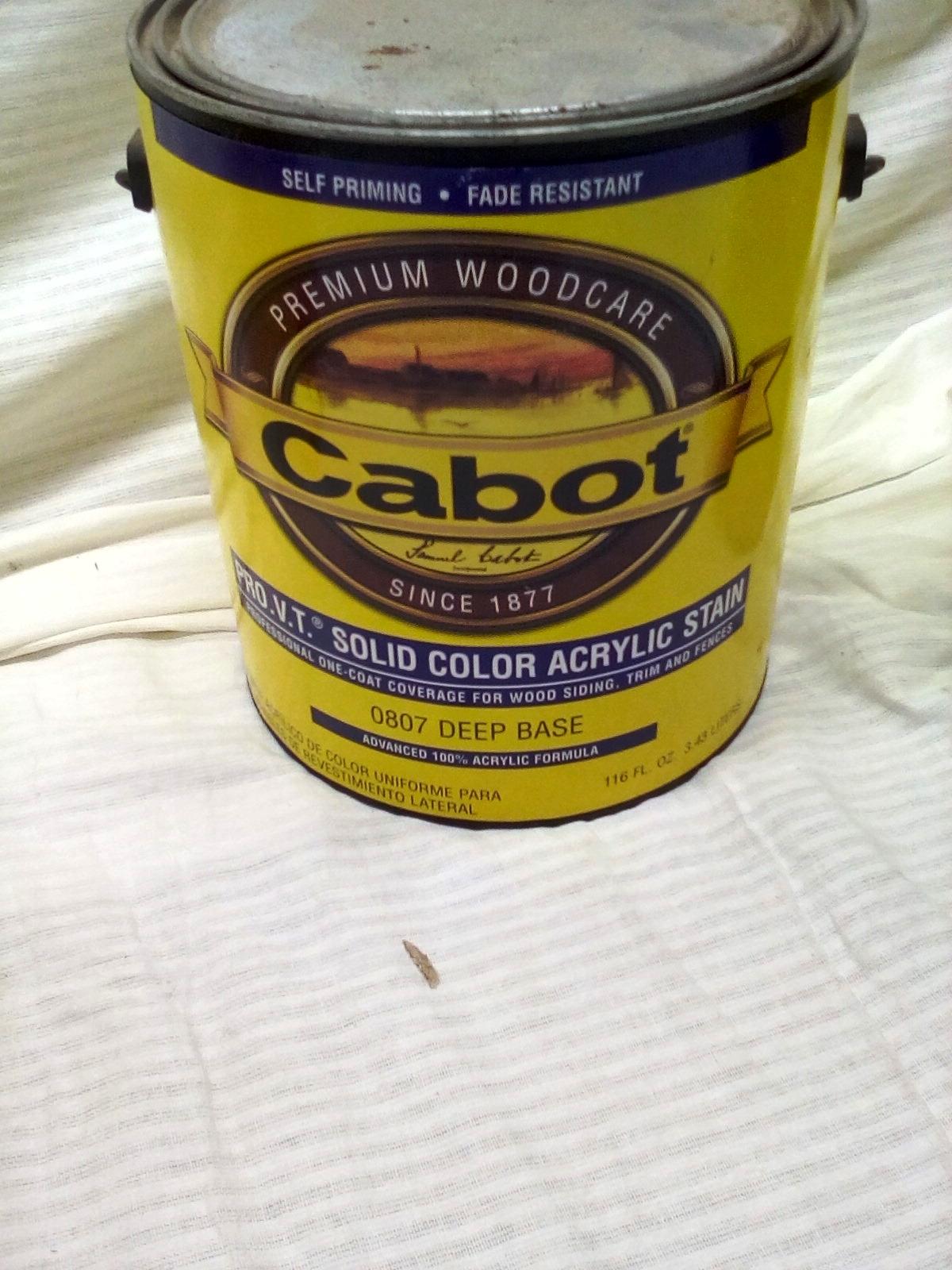 Cabot Premium Wood Care 1 Gallon Pro VT Acrylic Stain 0807 Base